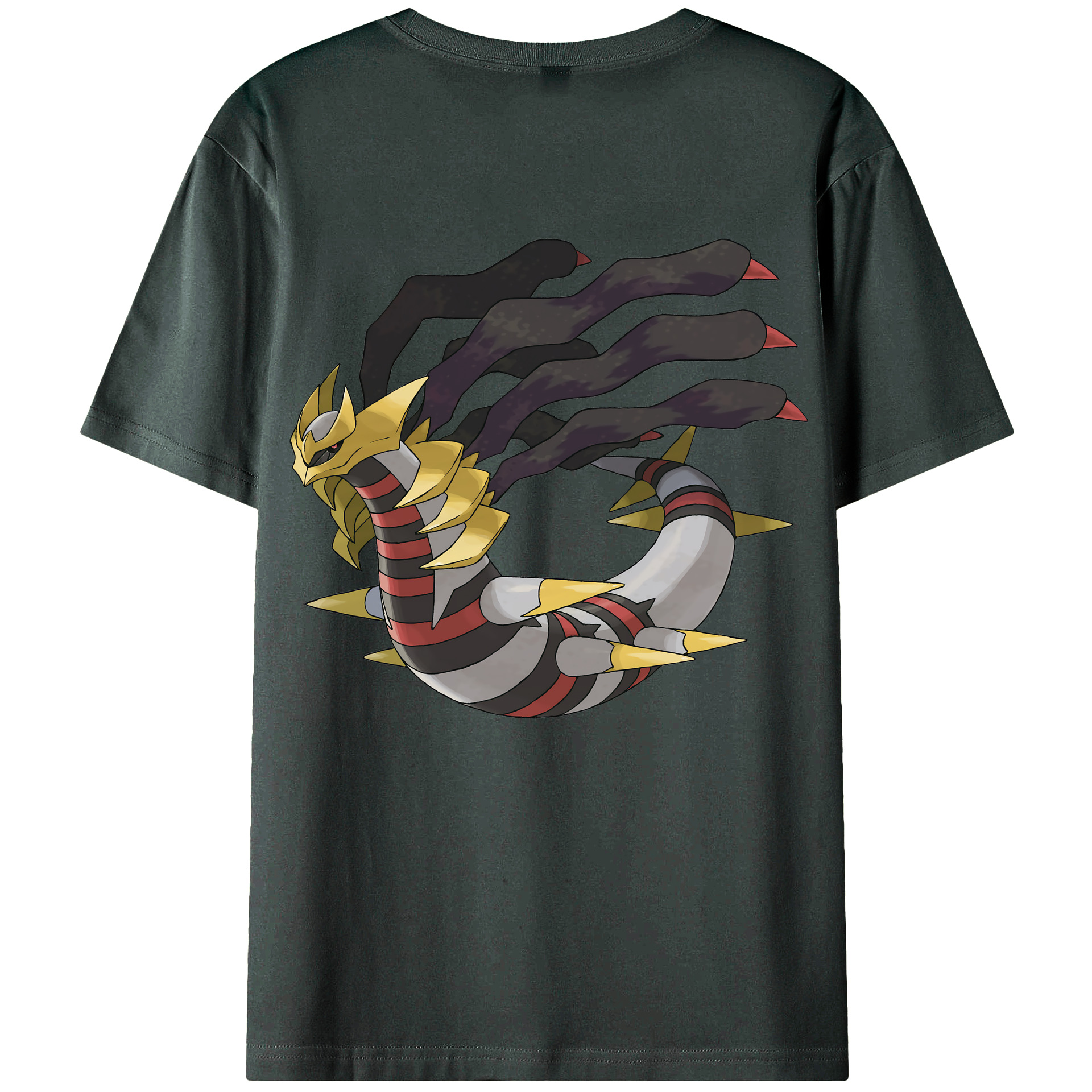 （画像用） ポケットモンスター Pokémon 綿100％ メンズ半袖Tシャツ（バックプリント） 通気性
